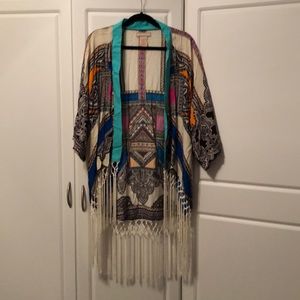 Kimono with Fringe